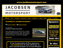 Tablet Screenshot of jacobsenmotorsport.com
